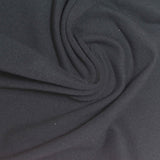 Brushed Nylon Stretch Knit Fabric, 300 gsm, 152 cm — Black — photo 1