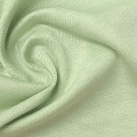 Polyester Viscose Stretch Scuba Knit Fabric, 230 gsm, 150 cm — Green