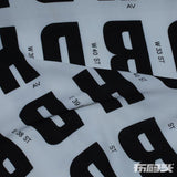 100% Polyester Linen-Look Fabric, 130 gsm, 150 cm — Black, ref EF-9048 — photo 1