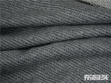 Heather Polyester Cotton French Terry Fabric, 350 gsm, 160 cm — Grey — photo 1