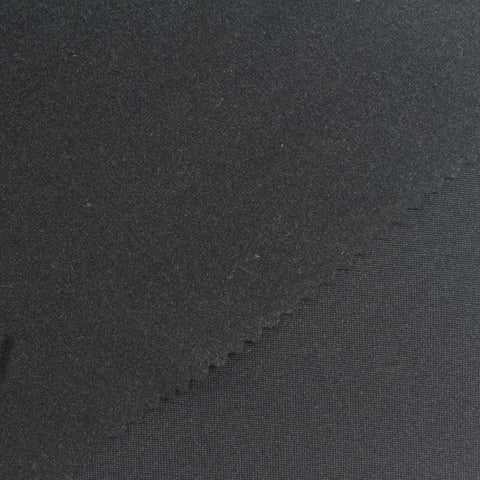 Brushed Polyester Stretch Milk Silk Knit Fabric, 120 gsm, 160 cm — Grey, ref EF-265836
