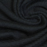 Polyester Cotton Knit Fabric, 240 gsm, 150 cm — Black — photo 1