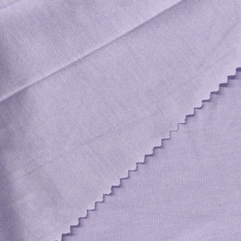 Polyester Cotton Blend Jersey Knit Fabric, 186 gsm, 184 cm — Purple