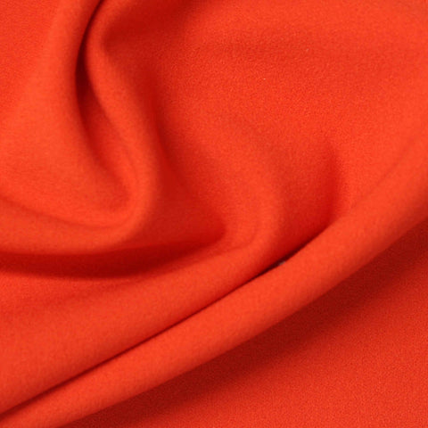 Polyester Stretch Linen-Look Fabric, 280 gsm, 160 cm — Orange, ref EF-254896