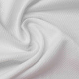 Brushed 100% Polyester Chunky Knit Fabric, 184 gsm, 155 cm — White — photo 1