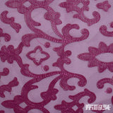 Jacquard 100% Polyester Knit Fabric, 127 gsm, 140 cm — Pink — photo 1