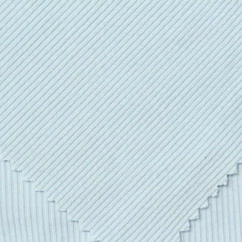 Light Blue Rib Knit, Polyester