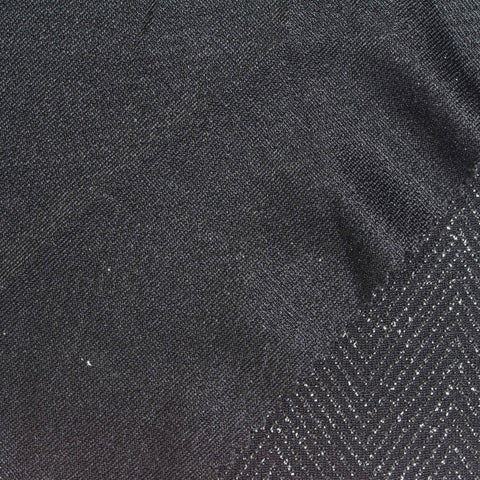 Dark Grey Chevron Jersey Knit, Nylon