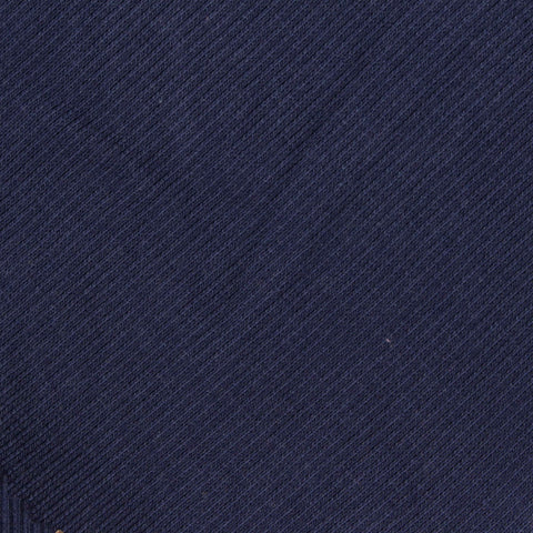 Navy Rib Knit, Cotton-Poly
