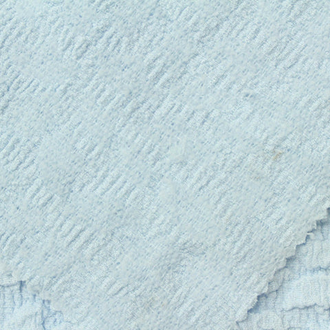 Light Blue Tone-on-Tone Crepe, Polyester