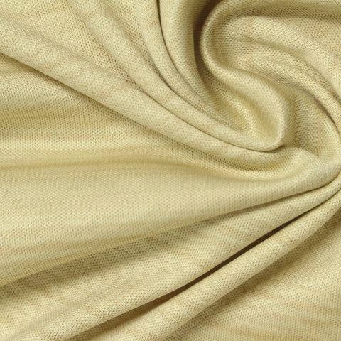 Striped 100% Polyester Jersey Knit Fabric, 150 gsm, 160 cm — Beige