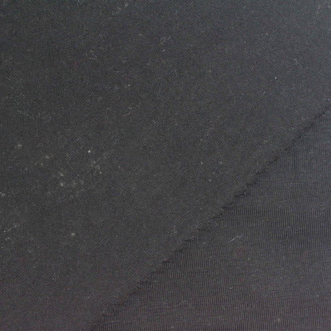 Modal Cotton Stretch Jersey Knit Fabric, 210 gsm, 160 cm — Black