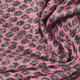 Pink Hexagons Mesh, Poly-Nylon — photo 1