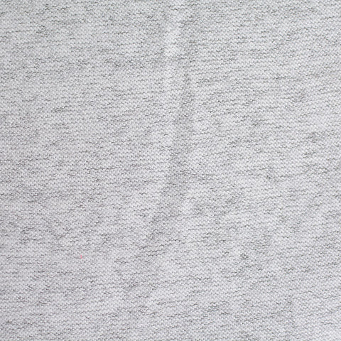 Light Grey Marl French Terry, Polyester, 271 gsm