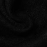 Polyester Cotton Knit Fabric, 275 gsm, 180 cm — Black — photo 1