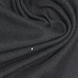 100% Polyester Knit Fabric, 200 gsm, 145 cm — Black — photo 1