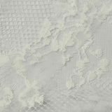 White Floral Lace, Nylon-Cotton, 55 gsm — photo 1