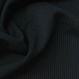 Polyester Viscose Stretch Interlock Knit Fabric, 245 gsm, 160 cm — Navy — photo 1
