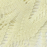 Light Yellow Openwork Pointelle Knit, Poly-Cotton, 230 gsm — photo 1