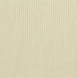 Cream Ribbed Rib Knit, Viscose-Poly — photo 1