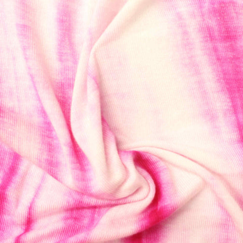 Pink Tie-Dye Knit, Viscose