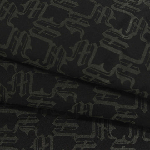 Dark Grey Tone-on-Tone Jacquard