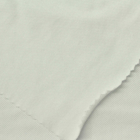 Cotton Modal Piqué Knit Fabric, 265 gsm, 170 cm — Green