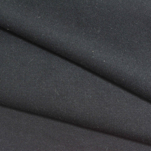 Brushed Polyester Viscose Stretch Ponte Knit Fabric, 400 gsm, 150 cm — Grey