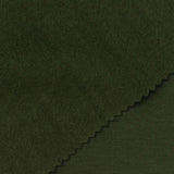 Brushed Polyester Modal Stretch French Terry Fabric, 280 gsm, 160 cm — Green — photo 1