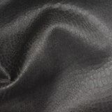 Animal Print Polyester Stretch Faux Suede Fabric, 320 gsm, 150 cm — Grey — photo 1