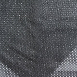 100% Polyester Mesh Fabric, 85 gsm, 160 cm — Black — photo 1