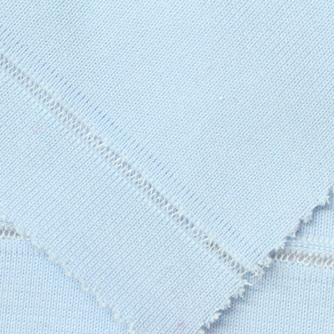 100% Polyester Rib Knit Fabric, 650 gsm, 120 cm — Blue