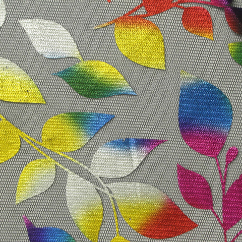 Silver Rainbow Mesh, Polyester