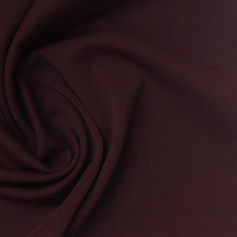 Nylon Stretch Interlock Knit Fabric, 225 gsm, 150 cm — Brown