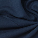 Polyester Viscose Stretch French Terry Fabric, 247 gsm, 180 cm — Navy — photo 1
