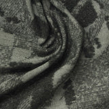 Dark Grey Abstract Jacquard, Poly-Tencel Lyocell — photo 1