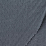 Grey-Blue Tone-on-Tone Jersey Knit, Cotton-Poly — photo 1