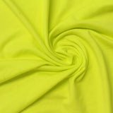Polyester Stretch Milk Silk Knit Fabric, 165 gsm, 165 cm — Yellow — photo 1