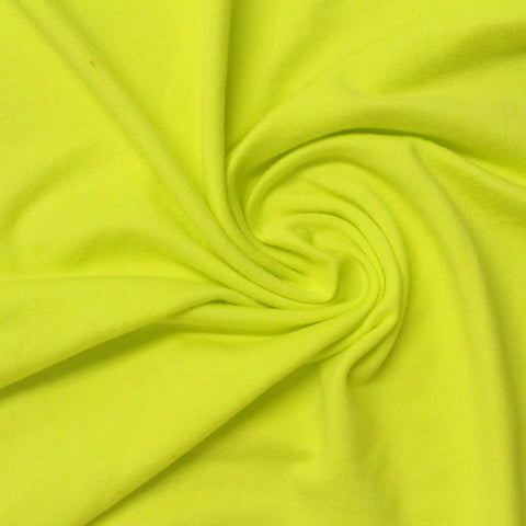 Polyester Stretch Milk Silk Knit Fabric, 165 gsm, 165 cm — Yellow