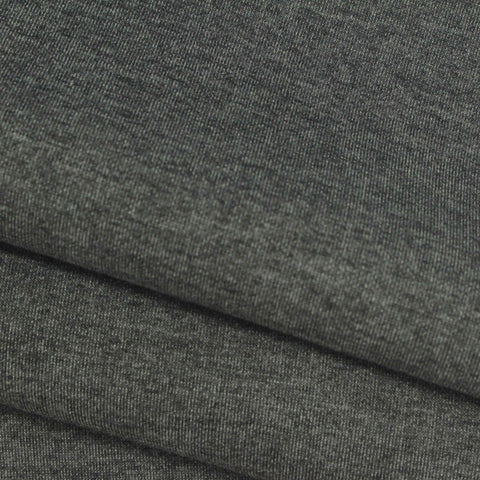 Charcoal Marl Scuba Knit, Poly-Cotton