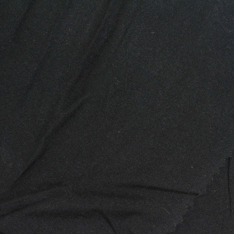 Viscose Stretch Jersey Knit Fabric, 200 gsm, 160 cm — Black, ref EF-262067