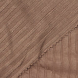 100% Tencel Lyocell Rib Knit Fabric, 143 gsm, 150 cm — Brown — photo 1
