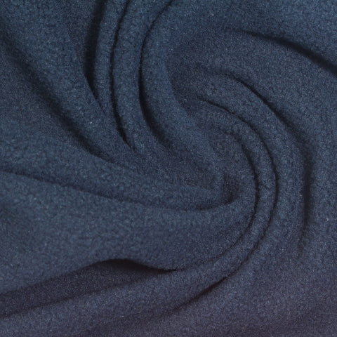 Dark Blue Marl Fleece, Polyester, 160 gsm
