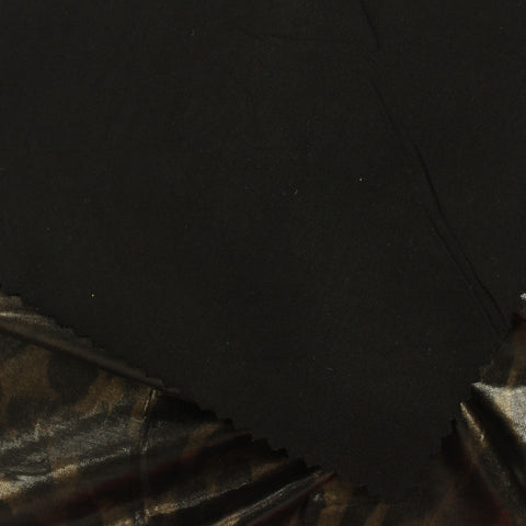 Dark Brown Leopard Knit, Polyester