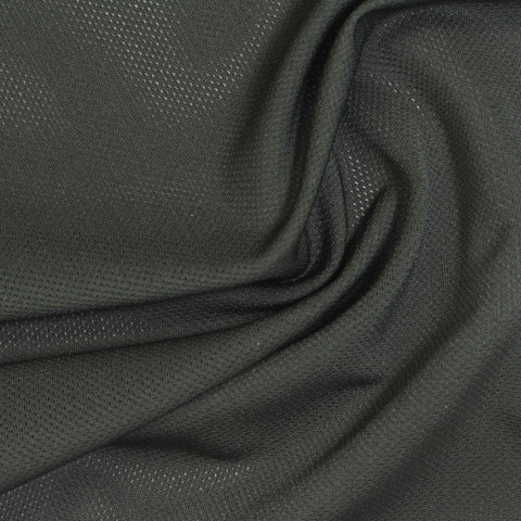 Polyester Stretch Mesh Fabric, 200 gsm, 160 cm — Grey