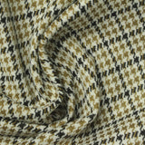 Black Houndstooth Jacquard, Poly-Viscose, 310 gsm, 155 cm — photo 1