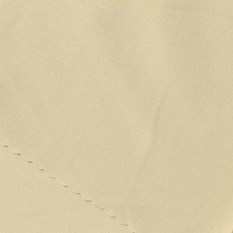 Brushed Polyester Stretch Jersey Knit Fabric, 140 gsm, 152 cm — Beige