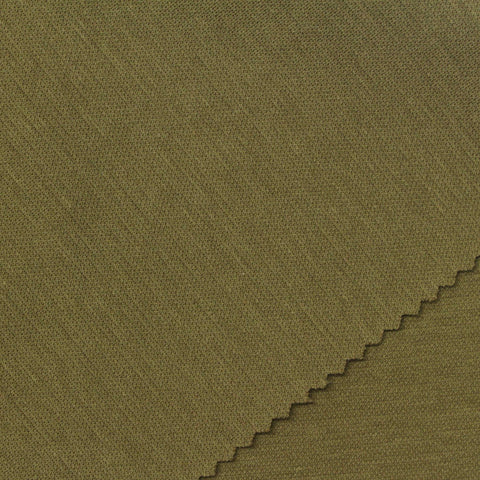 Ponte Knit Fabric, 280 gsm, 155 cm — Khaki