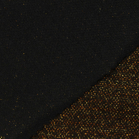 Black Marl Knit, Nylon, 173 gsm