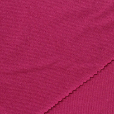 Polyester Cotton Jersey Knit Fabric, 153 gsm, 160 cm — Pink